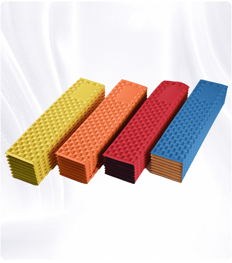 Wine red folding yoga mat